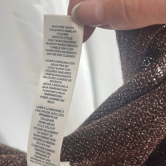 NWOT Chico’s Open Short Sleeved Sweater Size 1 (Small) - Picture 7 of 10